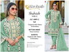 Shahzeb Vol 2 By Alzohaib Embroidery Organza Pakistani Suits Wholesale Online 
